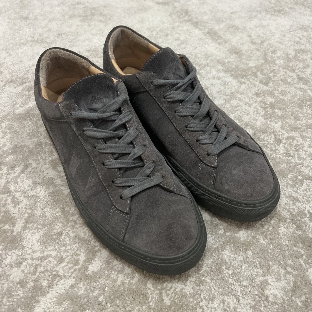 Koio Capri Nubuck Sneaker Suede Charcoal Men's Size 42 US 9